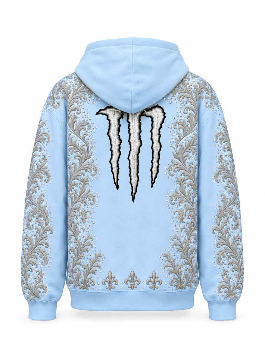 Ultra Blue | Back view, hood down