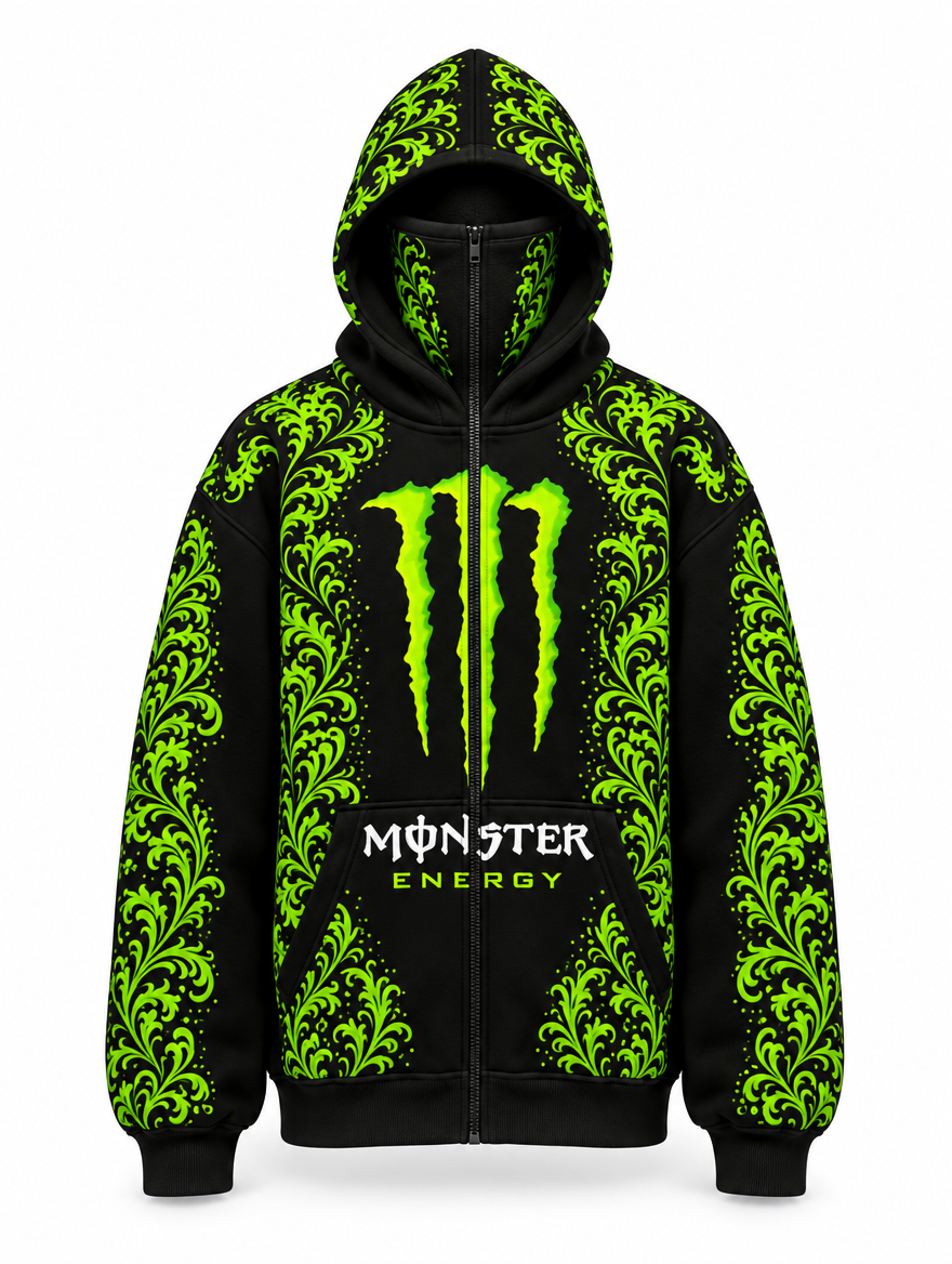 Original | Front view, hood up and balaclava zipped up