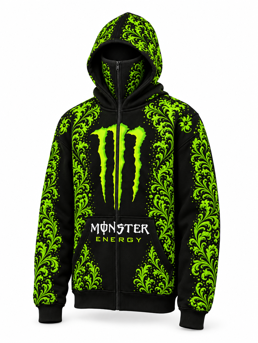 Original | Three-quarter front view, hood and balaclava up