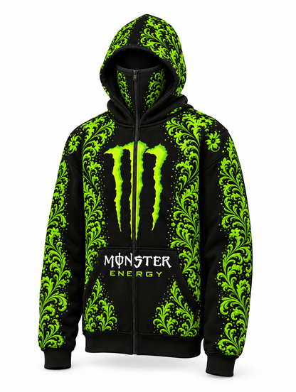 Original | Three-quarter front view, hood and balaclava up